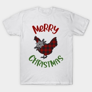 Xmas Chicken Merry Chickmas T-Shirt